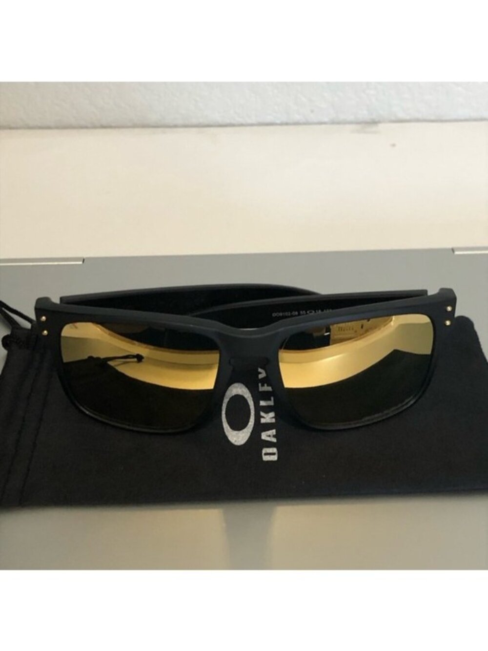 POLARIZED OAKLEY Holbrook Prizm 24k Sunglasses - Picture 6 of 9